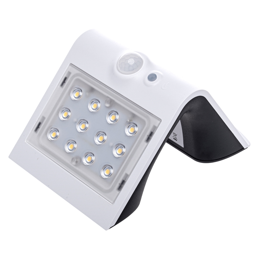 Lámpara solar LED com sensor de movimento LED/1,5W/1200 mAh 3,7V IP65