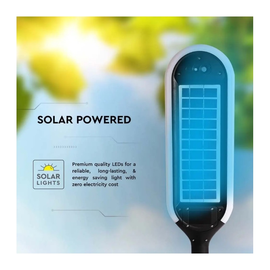 Lámpara solar LED con sensor BOLLARD LED/5W/5,5V IP65 4000K