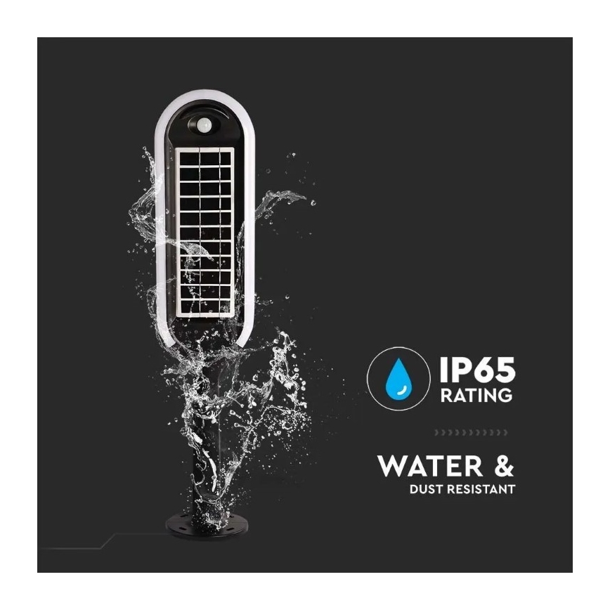 Lámpara solar LED con sensor BOLLARD LED/5W/5,5V IP65 4000K