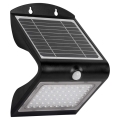Lámpara solar LED con sensor de movimiento LED/3,2W/2000 mAh 3,7V IP65
