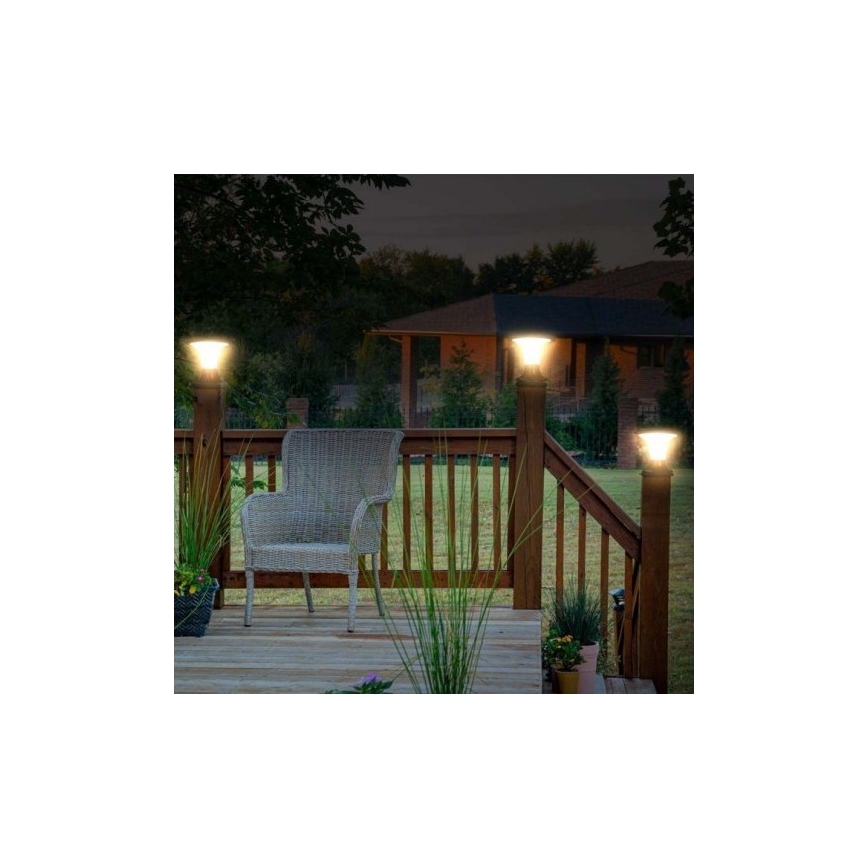 Lámpara solar LED con sensor LED/15W/3,2V 4000K/6000K IP65 6000 mAh