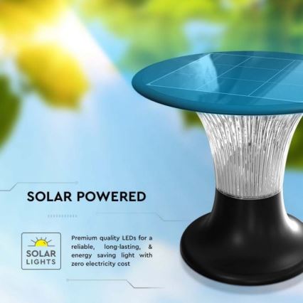 Lámpara solar LED con sensor LED/15W/3,2V 4000K/6000K IP65 6000 mAh