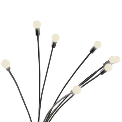 Lámpara solar LED FIORINI 8xLED/1,2V 600mAh IP44 negro