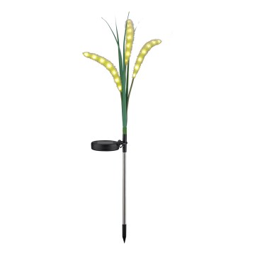 Lámpara solar LED FLORA LED/1,2V 3000K 600 mAh IP44 negro