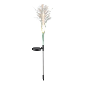 Lámpara solar LED GRASS LED/1,2V 3000K 600 mAh IP44 negro