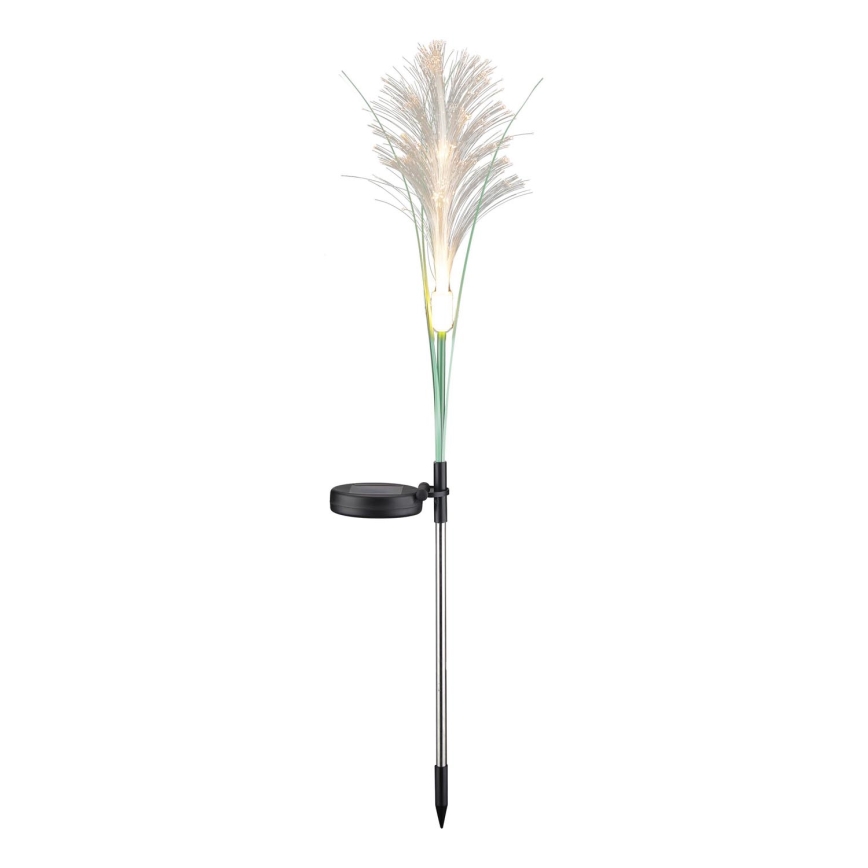 Lámpara solar LED GRASS LED/1,2V 3000K 600 mAh IP44 negro