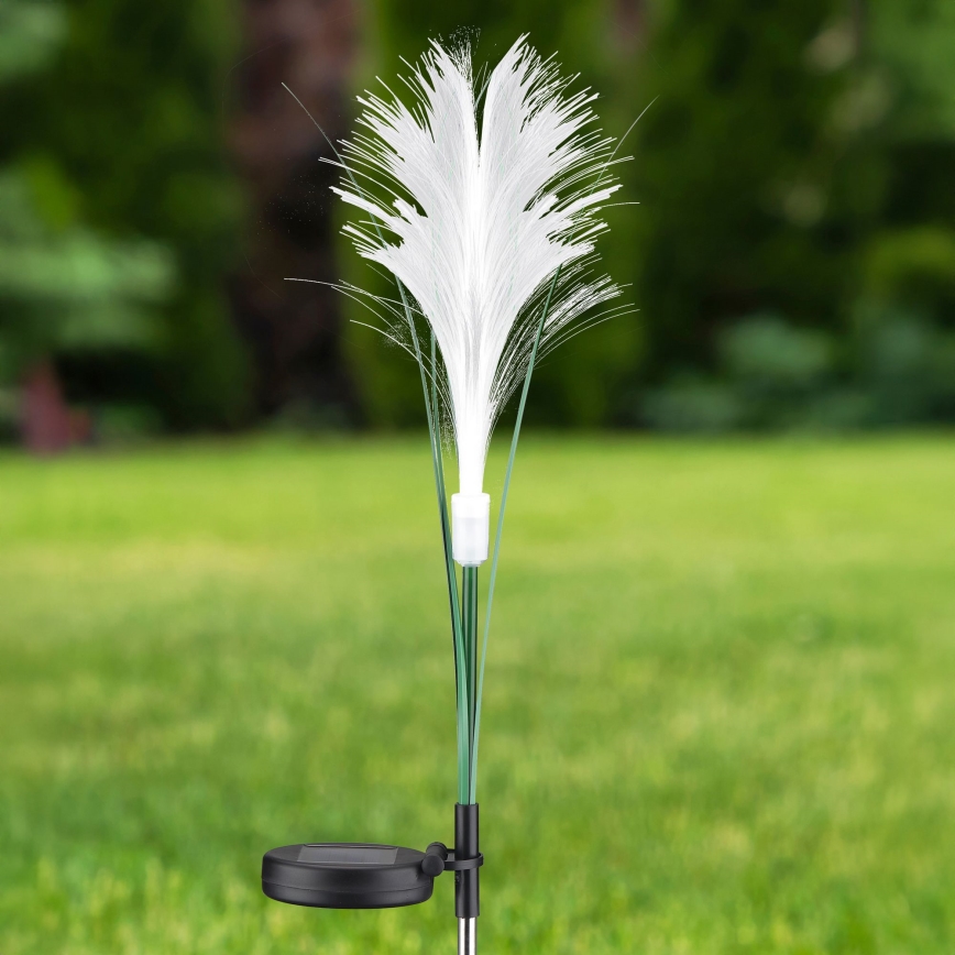 Lámpara solar LED GRASS LED/1,2V 3000K 600 mAh IP44 negro
