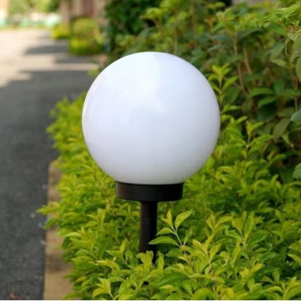 Lámpara solar LED/1xAAA IP44 con sensor crepuscular