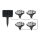 Lámpara solar LED LED/0,14W/2V 600 mAh IP44 patitas
