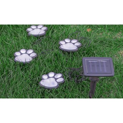 Lámpara solar LED LED/0,14W/2V 600 mAh IP44 patitas