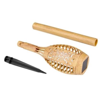 Lámpara solar LED MINISPARK BAMBOO LED/1,8W/5,5V IP44 beige