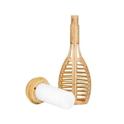 Lámpara solar LED MINISPARK BAMBOO LED/1,8W/5,5V IP44 beige