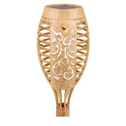 Lámpara solar LED MINISPARK BAMBOO LED/1,8W/5,5V IP44 beige