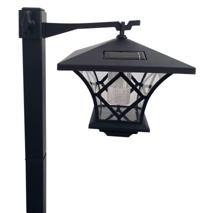 Lámpara solar LED para exteriores 3en1 LED/1,2V IP44 negro