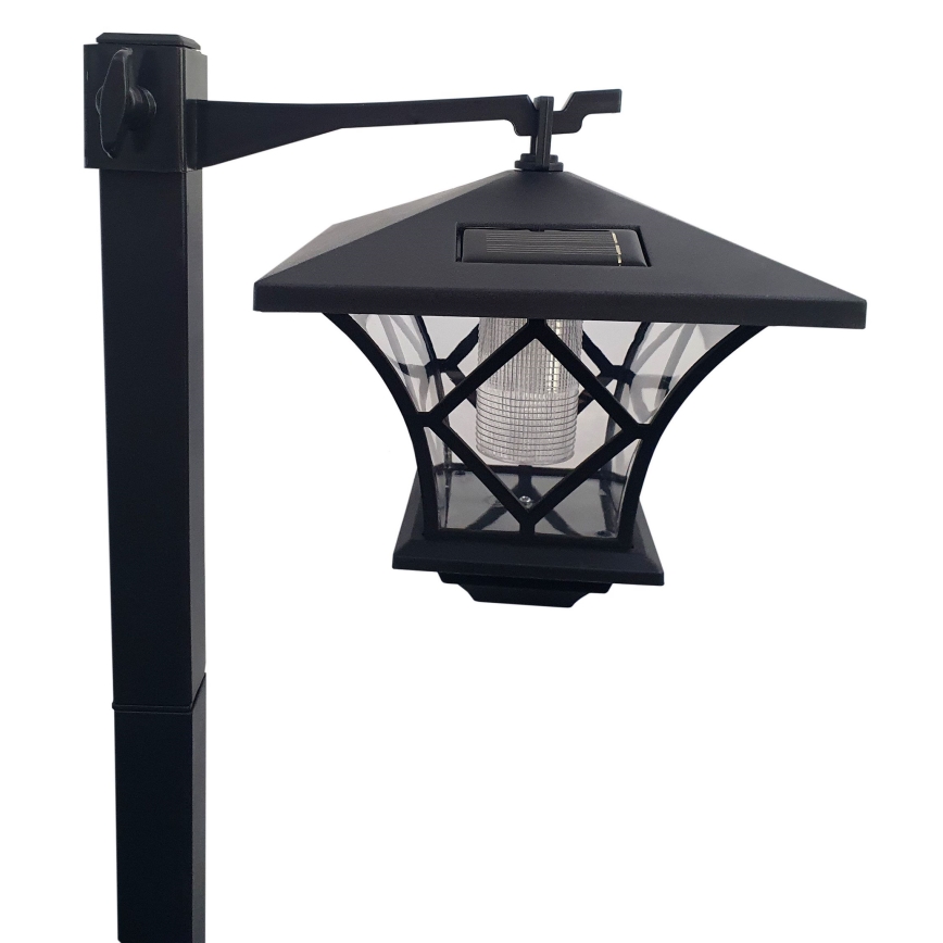 Lámpara solar LED para exteriores 3en1 LED/1,2V IP44 negro