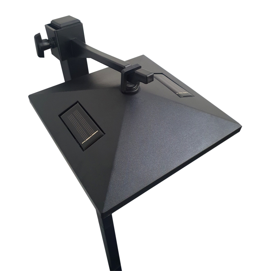 Lámpara solar LED para exteriores 3en1 LED/1,2V IP44 negro