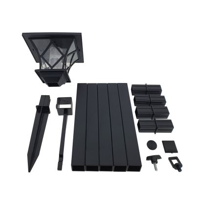 Lámpara solar LED para exteriores 3en1 LED/1,2V IP44 negro