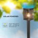 Lámpara solar LED para exteriores con sensor LED/2,5W/3,7V 3000K IP54 negro