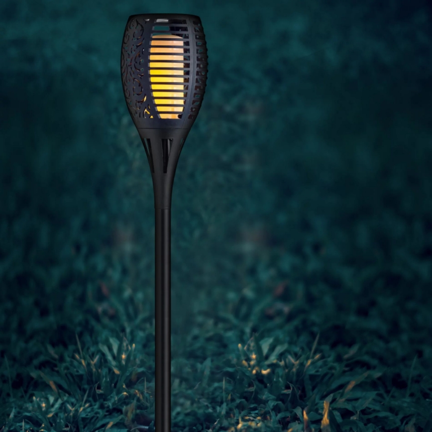 Lámpara solar LED para exteriores FUEGO BIG LED/1,2V 600 mAh IP44