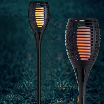 Lámpara solar LED para exteriores FUEGO BIG LED/1,2V 600 mAh IP44