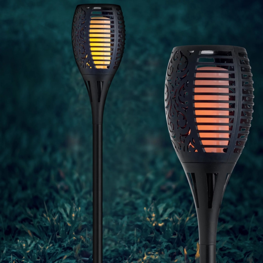 Lámpara solar LED para exteriores FUEGO BIG LED/1,2V 600 mAh IP44