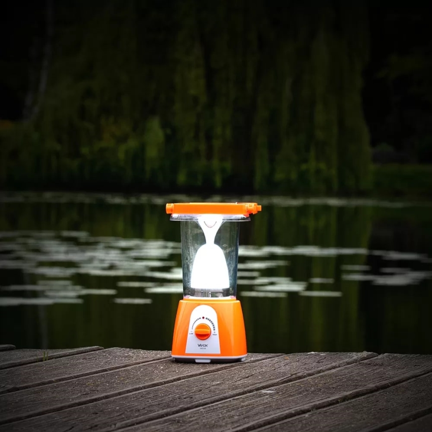 Lámpara solar recargable LED regulable con función power bank LED/230V 710 brillante 1600 mAh