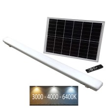 Lámpara solar LED regulable con sensor LED/25W/230V 3000K/4000K/6400K IP65 + mando a distancia