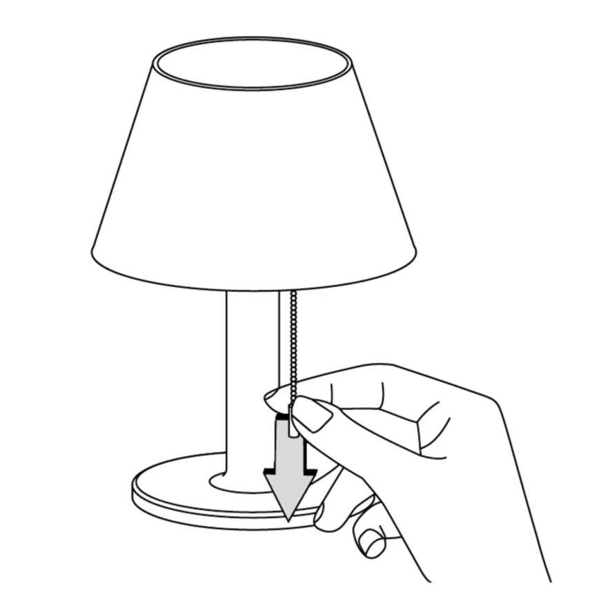 Lámpara solar LED regulable VIOLA LED/3,7V IP44