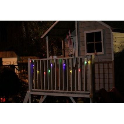 Lámpara solar LED RGB 20xLED/1,2V 300 mAh IP44