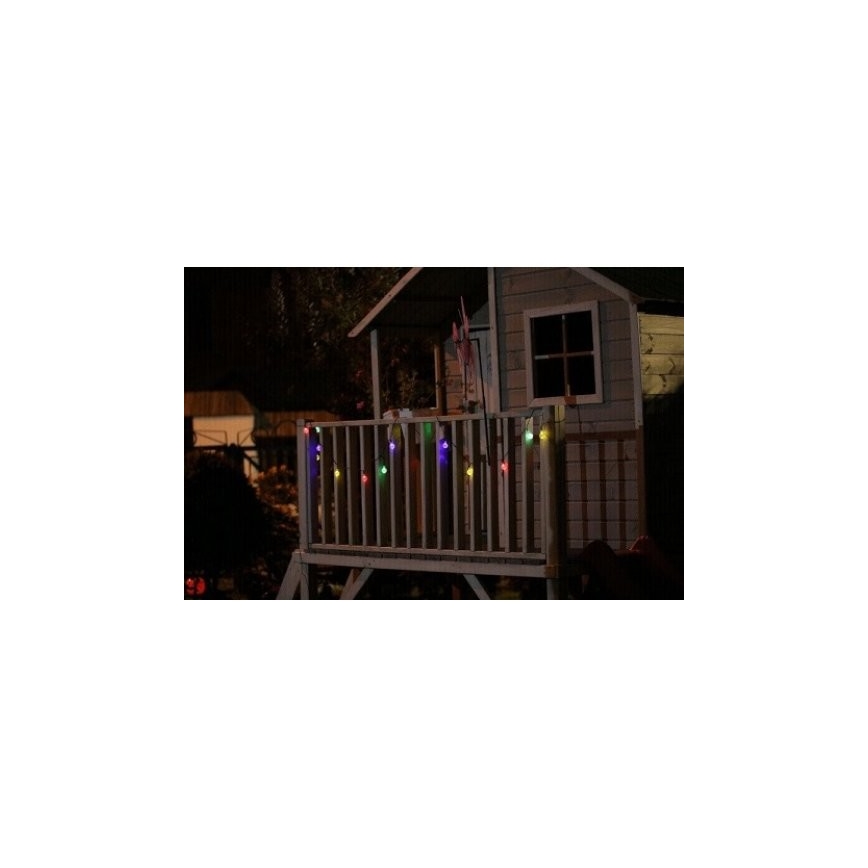 Lámpara solar LED RGB 20xLED/1,2V 300 mAh IP44