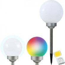 Lámpara solar LED RGB LED-RGB/0,2W/AA 1,2V/600mAh IP44