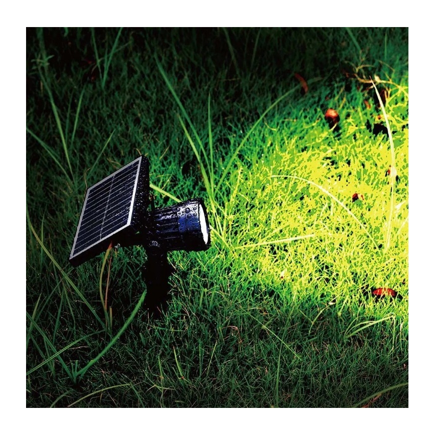 Lámpara solar LED SPIKE LED/2W/5,5V IP65 3000K 1200 mAh