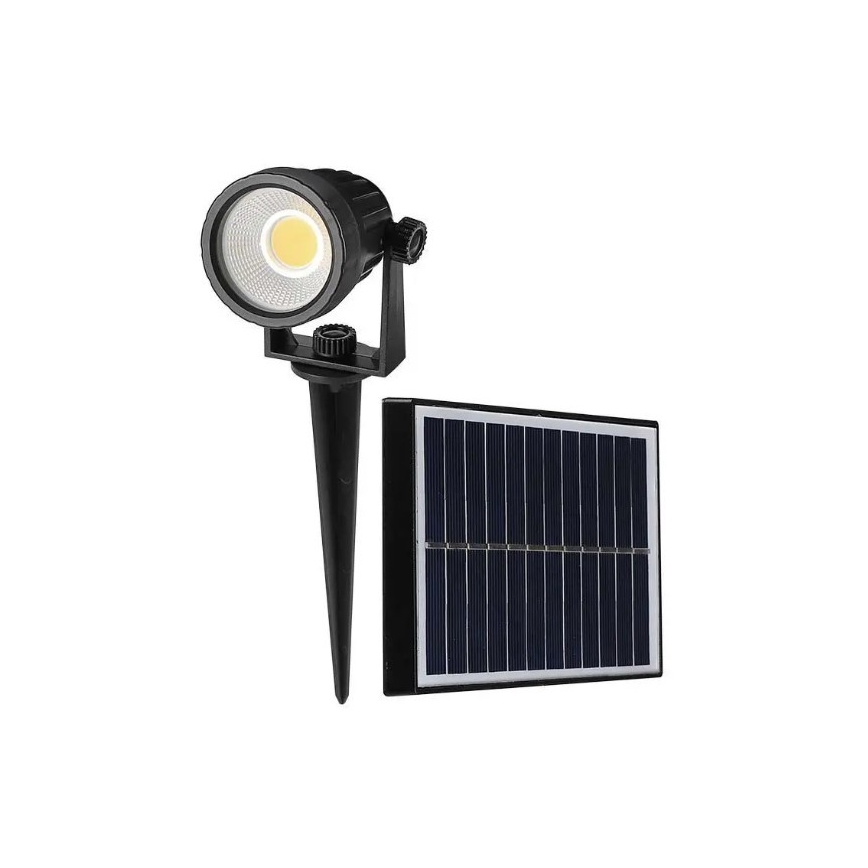 Lámpara solar LED SPIKE LED/2W/5,5V IP65 6400K 1200 mAh