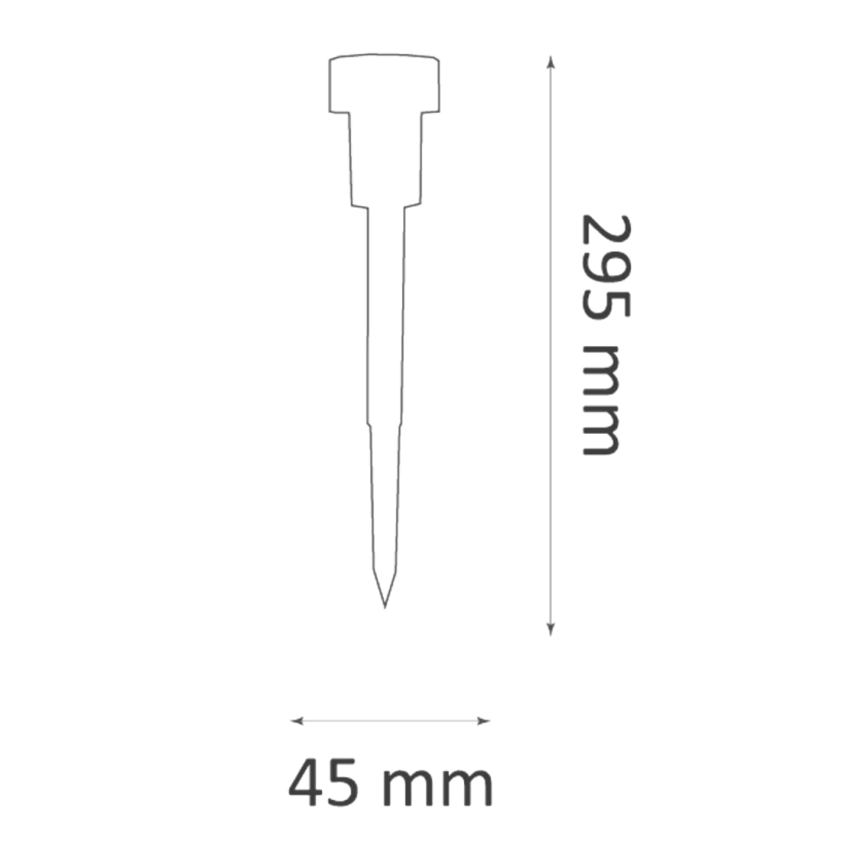 Lámpara solar LED STIK LED/1,2V 40 mAh IP44