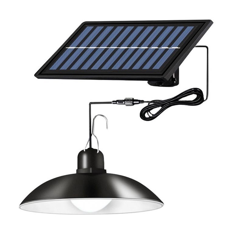 Lámpara solar regulable en cadena LED/1,8W/3,7V IP44 6500K 1600 mAh + mando a distancia