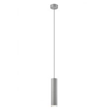 Lámpara suspendida con alambre FRANCO 1xE27/60W/230V gris