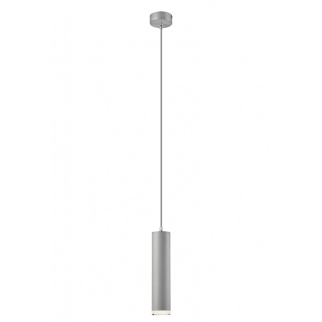 Lámpara suspendida con alambre FRANCO 1xE27/60W/230V gris