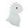 Lámpara táctil infantil LED RGBW LED/1W/5V USB 1200 mAh dinosaurio