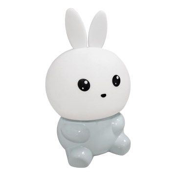 Lámpara táctil infantil LED RGBW LED/1W/5V USB 1200 mAh liebre