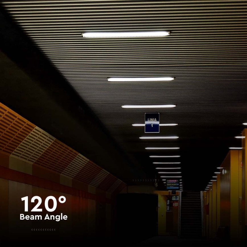 Lámpara técnica LED fluorescente LED/36W/230V 4000K IP65 120 cm