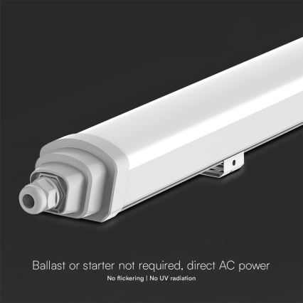 Lámpara técnica LED fluorescente SAMSUNG CHIP LED/48W/230V 4000K IP65 150 cm