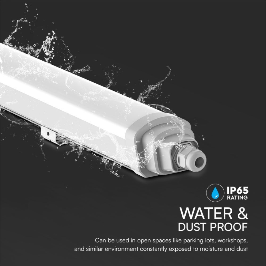 Lámpara técnica LED fluorescente SAMSUNG CHIP LED/48W/230V 4000K IP65 150 cm