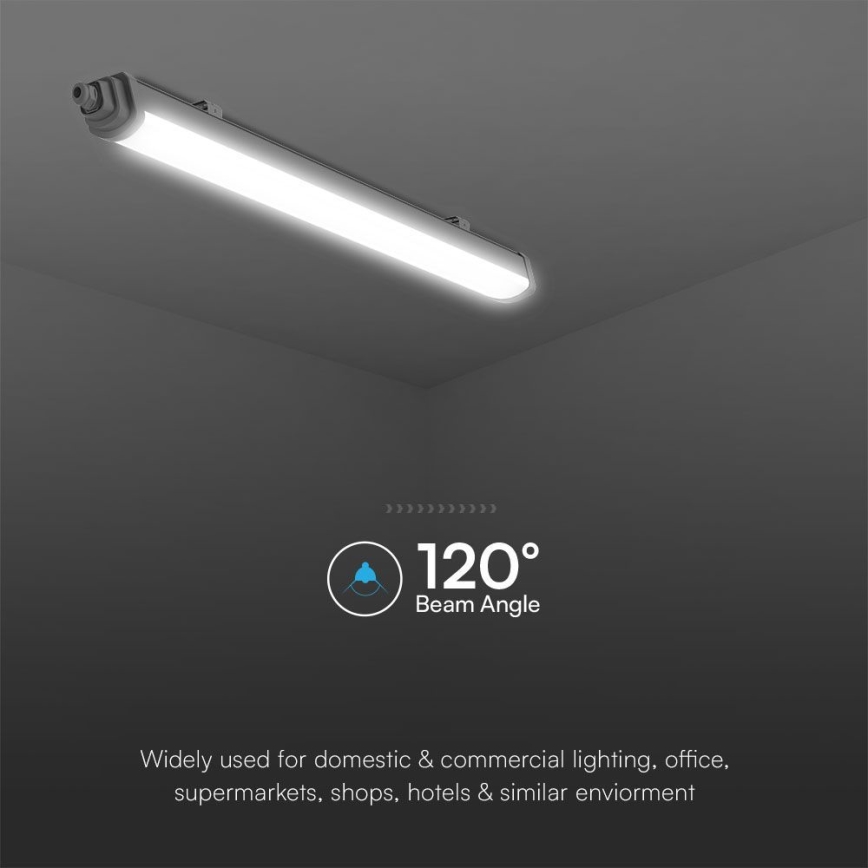 Lámpara técnica LED fluorescente SAMSUNG CHIP LED/48W/230V 4000K IP65 150 cm
