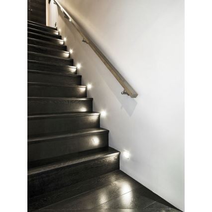 LDST DI-01-B-BZ12 - Lámpara de escalera LED DIANA LED/1,2W/230V blanco 6500K