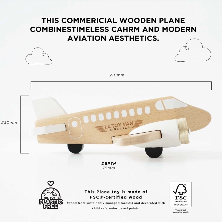 Le Toy Van - Madera avión