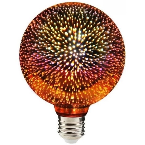 LED 3D Bombilla decorativa E27/4W/230V - Aigostar