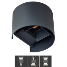 LED Aplique exterior REKA LED/7W/230V IP54 negro