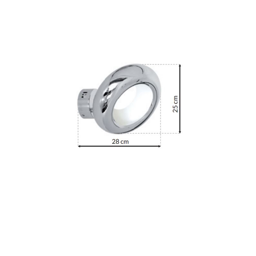 LED Aplique MERCURIO 1xLED/12W/230V