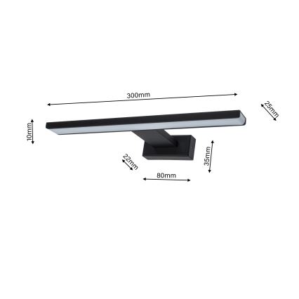 LED Aplique para el baño SHINE 1xLED/7W/230V IP44