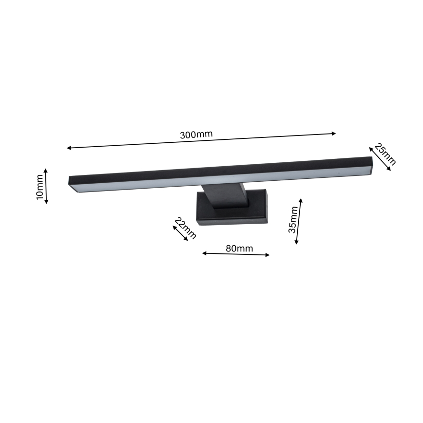 LED Aplique para el baño SHINE 1xLED/7W/230V IP44